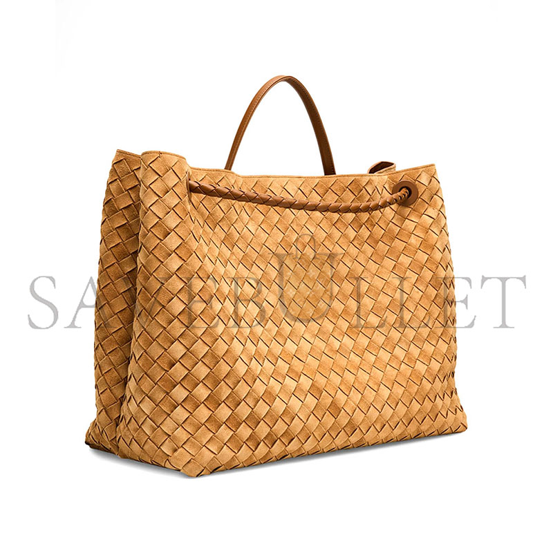 BOTTEGA VENETA ANDIAMO LARGE INTRECCIATO LEATHER TOTE 743575 (45*34*22cm) 